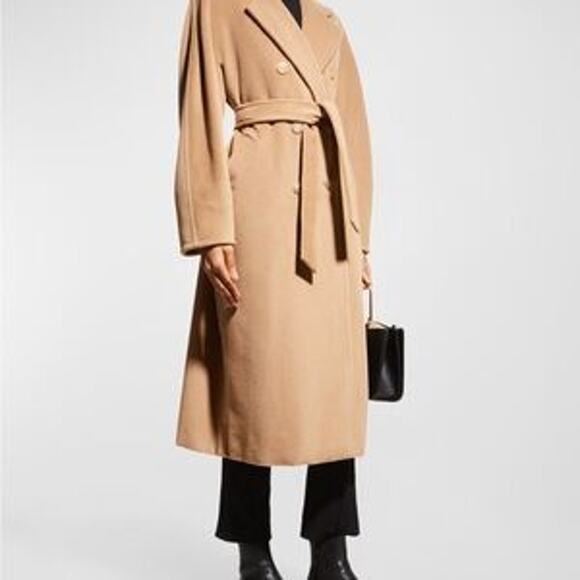 Women's MaxMara "Madame" icon double breasted wool/cashmere coat size 14, Italy - Picture 1 of 16